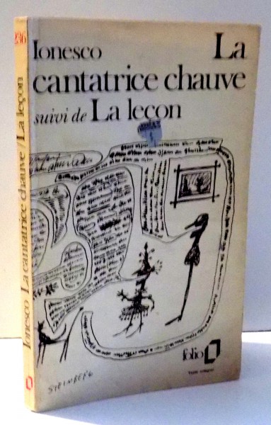 LA CANTATRICE CHAUVE par EUGENE IONESCO , 1954