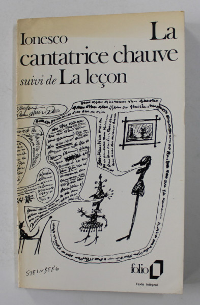 LA CANTATRICE CHAUVE suivi de LA LECON par EUGENE IONESCO , 1987