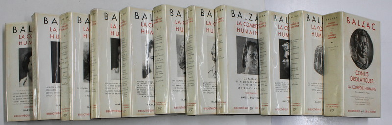 LA COMEDIE HUMAINE , TOMES I - XI par HONORE de BALZAC , 1951 - 1959 *EDITION BIBLIOTHEQUE DE LA PLEIADE