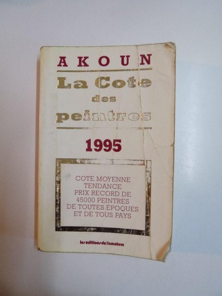 LA COTE DES PEINTRES 1995 , AKOUN