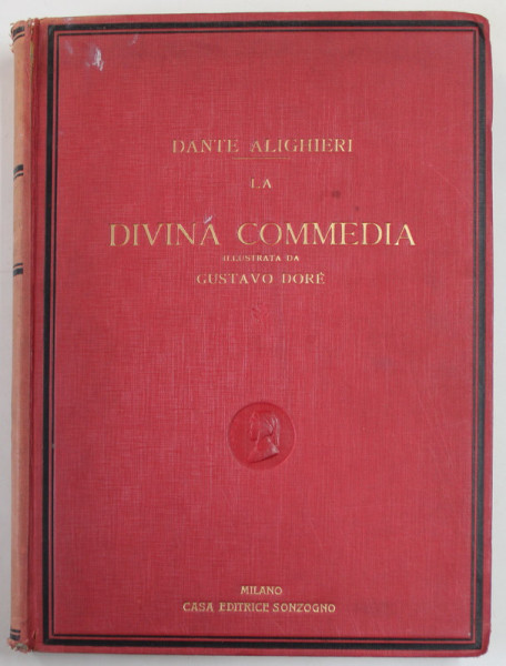 LA DIVINA  COMMEDIA di DANTE ALIGHIERI , illustrata d GUSTAVO DORE , 1940