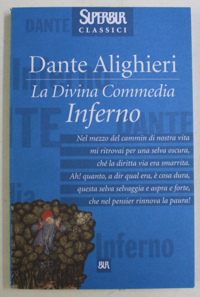 LA DIVINA COMMEDIA , INFERNO di DANTE ALIGHIERI , 2002