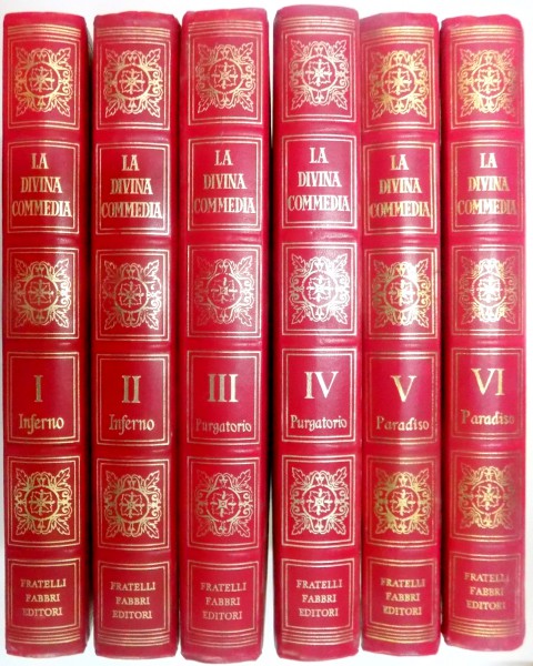 LA DIVINA COMMEDIA , VOL. I - VI de DANTE ALIGHIERI , 1963