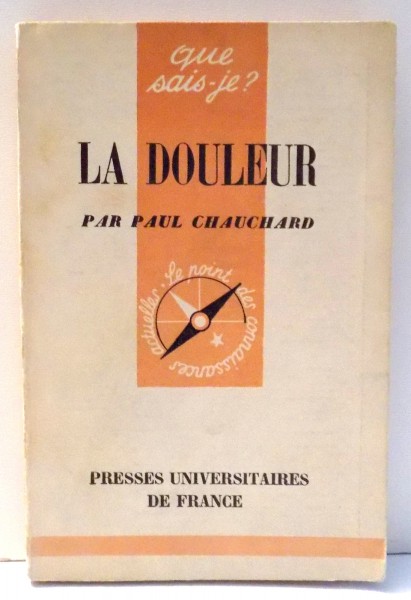 LA DOULEUR par PAUL CHAUCHARD , 1950