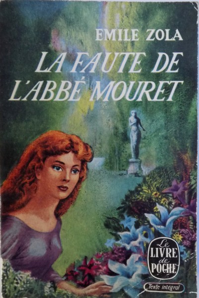 LA FAUTE DE L 'ABBE MOURET par EMILE ZOLA , 1959