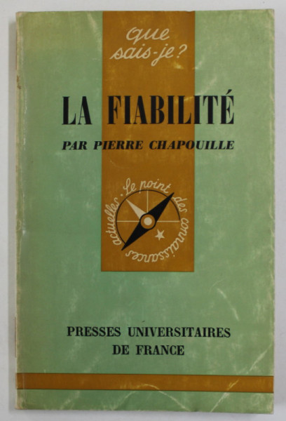 LA FIABILITE par PIERRE CHAPOUILLE , 1972