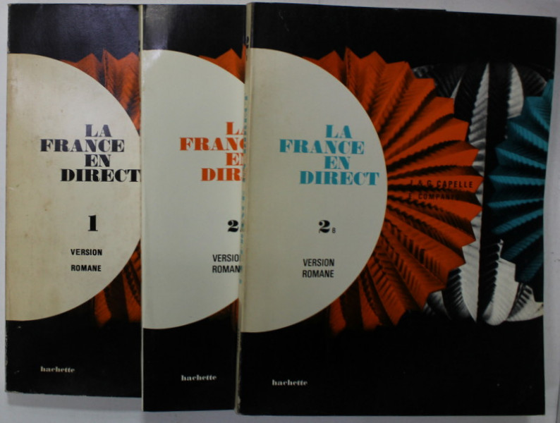 LA FRANCE EN DIRECT par JANINE CAPELLE ...EMMANUEL COMPANYS , TROIS VOLUMES , 1971