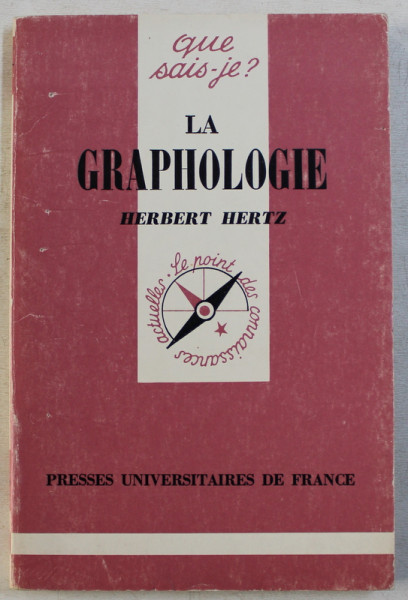 LA GRAPHOLOGIE par HERBERT HERTZ , 1947
