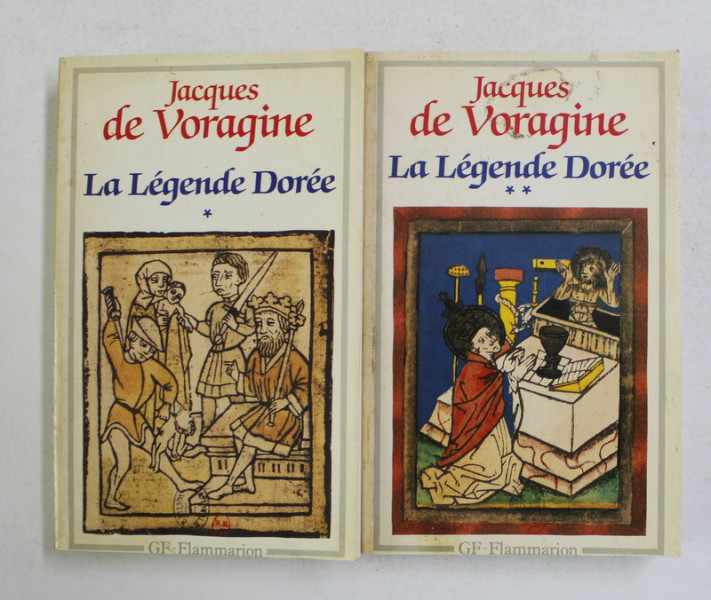 LA LEGENDE DOREE par JACQUES DE VORAGINE , TOME I - II , 1967