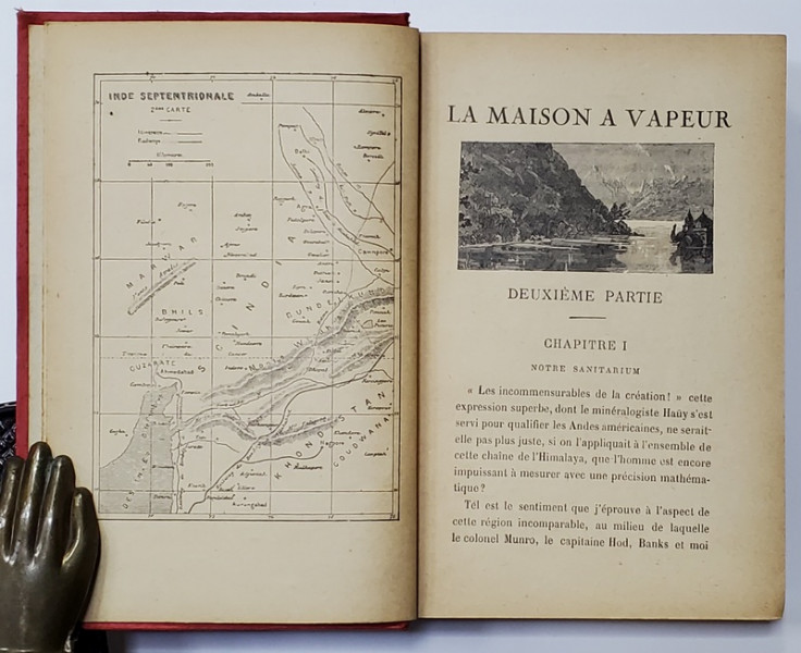 University student fight To Nine LA MAISON A VAPEUR - par JULES VERNE , COLLECTION HETZEL , PARTEA A - II -A , 1928 University student fight To Nine LA MAISON A VAPEUR - par JULES VERNE , COLLECTION HETZEL , PARTEA A - II -A , 1928