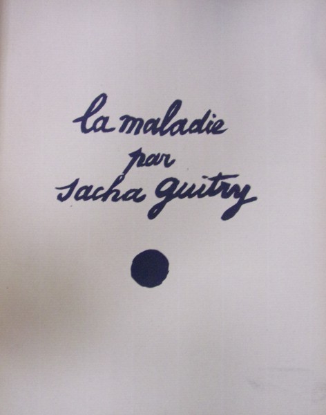 LA MALADIE de SACHA GUITRY (1955)