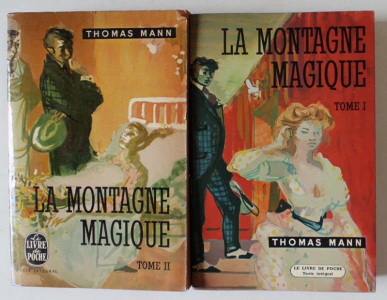 LA MONTAGNE MAGIQUE par THOMAS MANN , VOLUMELE I - II , 1966