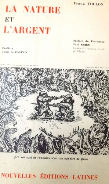LA NATURE ET L'ARGENT par FRANZ FOULON , 1973