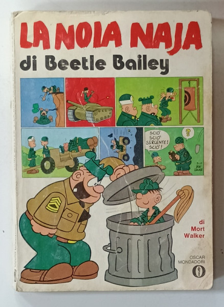LA NOIA NAJA di BEETLE BAILEY , BENZI DESENATE CU TEXT IN LIMBA ITALIANA  di MORT WALKER  , 1972