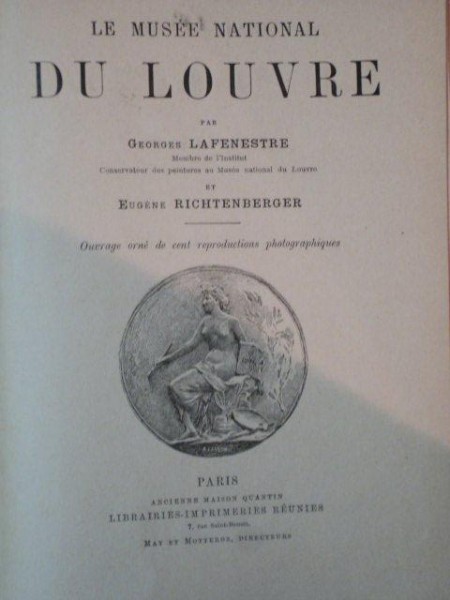 LA PEINTURE EN EUROPE CATALOGUES RAISONNES DES OEUVRES PRINCIPALES: LOUVRE