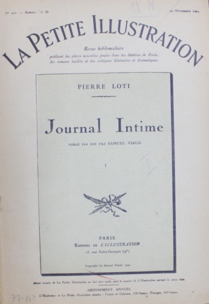 LA PETITE ILLUSTRATION  : ROMANS   - REVUE HEBDOMADAIRE  , 2 VOLUME ,   1924 - 1931