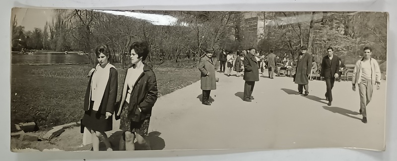 LA PLIMBARE IN PARCUL CISMIGIU , FOTOGRAFIE , ANII ' 60 - ' 70