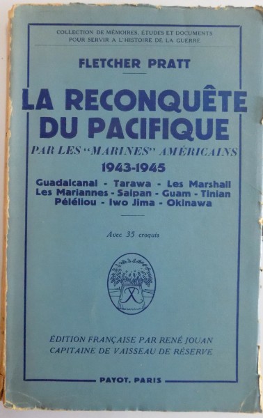 LA RECONQUETE DU PACIFIQUE PAR LES MARINES AMERICAINS par FLETCHER PRATT , 1951