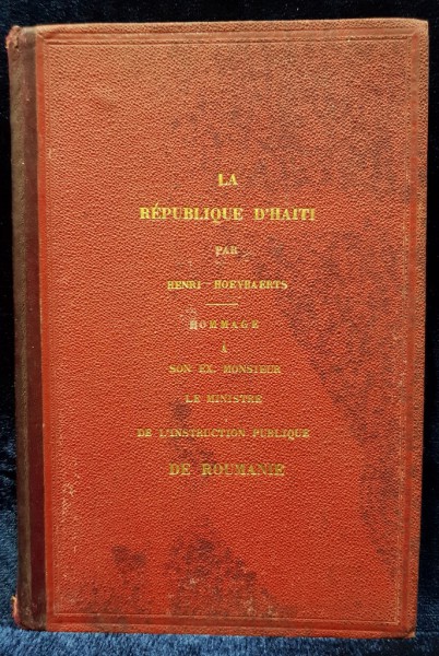 LA REPUBLIQUE D'HAITI par HENRY HAEYLAERTS - BRUXELLES