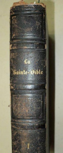 LA SAINTE-BIBLE - LEMAISTRE DE SACY   TOME PREMIER  1843