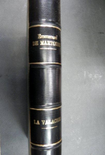 LA VALACHIE ESSAI  DE MONOGRAPHIE  GEOGRAPHIQUE - EMMANUEL  DE MARTONNE  - PARIS 1902