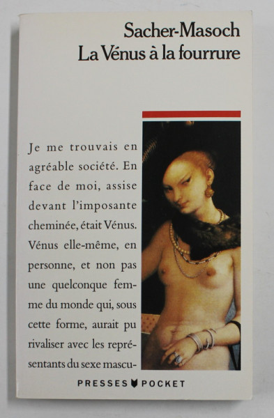 LA VENUS A LA FOURRURE par SACHER - MASOCH , 1985