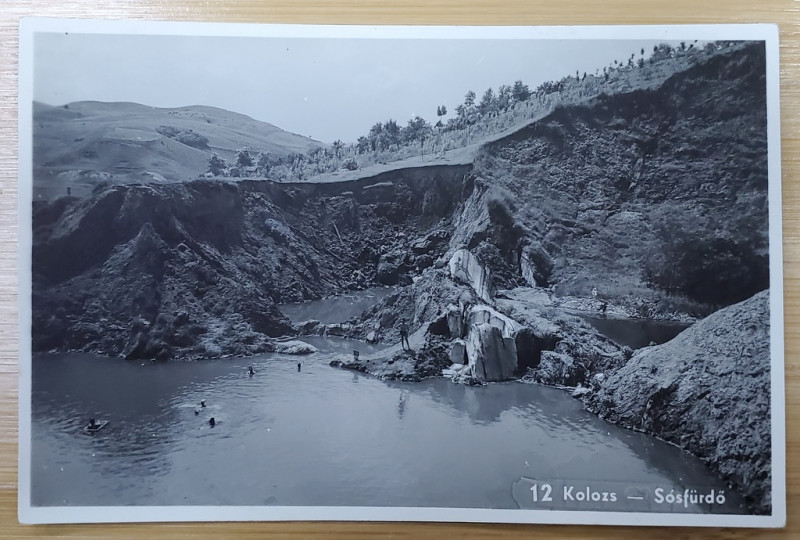 LAC LA COJOCNA , JUDETUL CLUJ , FOROGRAFIE TIP CARTE POSTALA , INTERBELICA