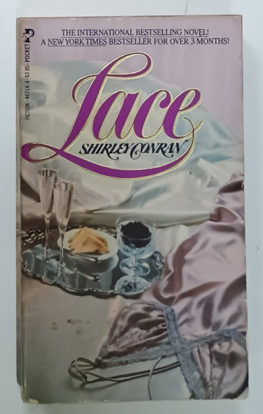 LACE by SHIRLEY CONRAN , 1983 , PREZINTA URME DE UZURA