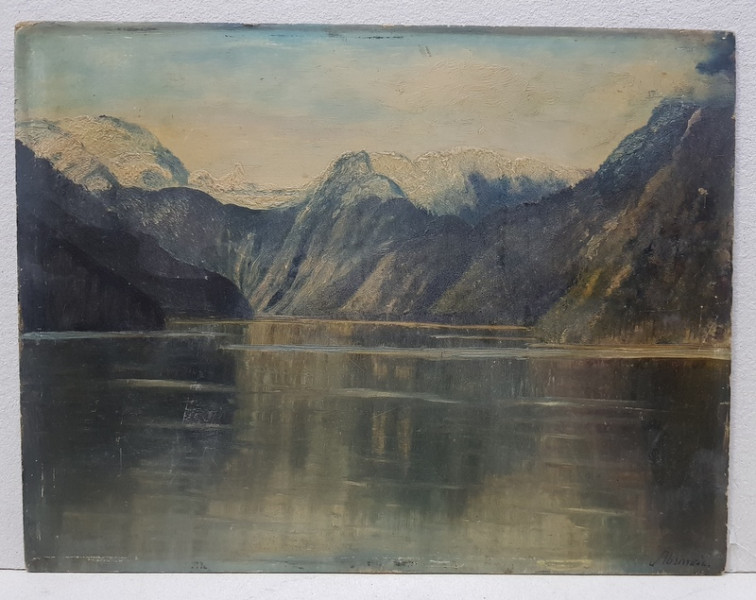 LACUL KONIGSEE , BERCHTESGARDEN , PICTURA , PERIOADA INTERBELICA