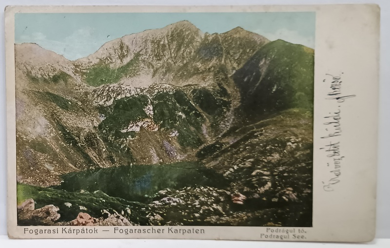 LACUL PODRAGU DIN MUNTII FAGARAS , CARTE POSTALA , CLASICA