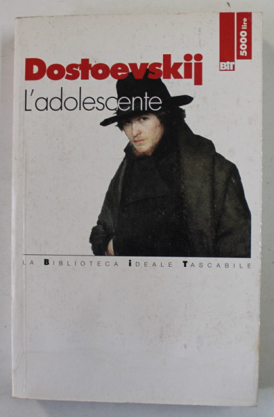 L'ADOLESCENTE di DOSTOEVSKIJ , EDITIE IN LIMBA ITALIANA , 1995 , PREZINTA PETE SI HALOURI DE APA *
