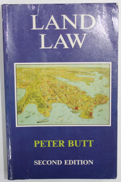 LAND LAW by PETER BUTT , 1988 , PREZINTA URME DE UZURA