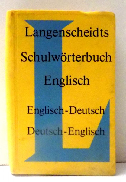 LANGENSCHEIDTS SCHULWORTERBUCH, ENGLISCH-DEUTSCH / DEUTSCH-ENGLISCH , 1970
