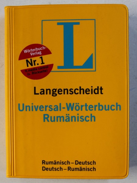 LANGENSCHEIDTS UNIVERSAL-WORTERBUCH, RUMANISCH-DEUTSCH / DEUTSCH-RUMANISCH , 2002