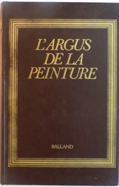 L`ARGUS DE LA PEINTURE de DIDIER ROMAND, 1975