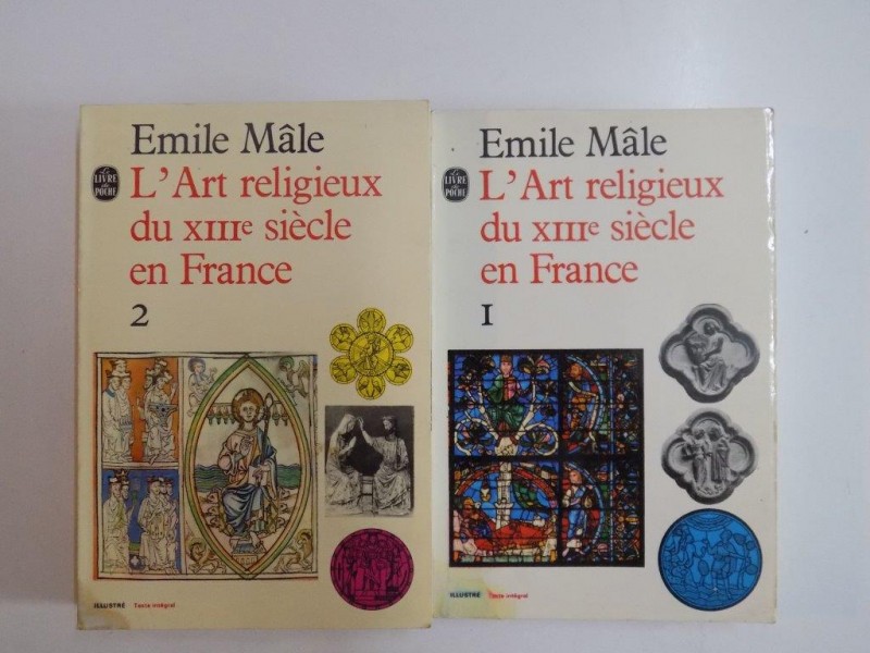 L'ART RELIGIEUX DU XIII-E SIECLE  de EMILE MALE, VOL I-II  1958