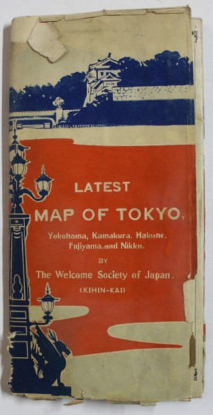 LATEST MAP OF TOKYO , EDITIE INTERBELICA