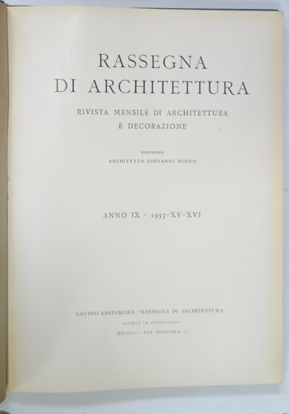 LE ART , RASSEGNA BIMESTRALE DELL 'ARTE ANTICA E MODERNA , TEXT IN LIMBA ITALIANA , 1942