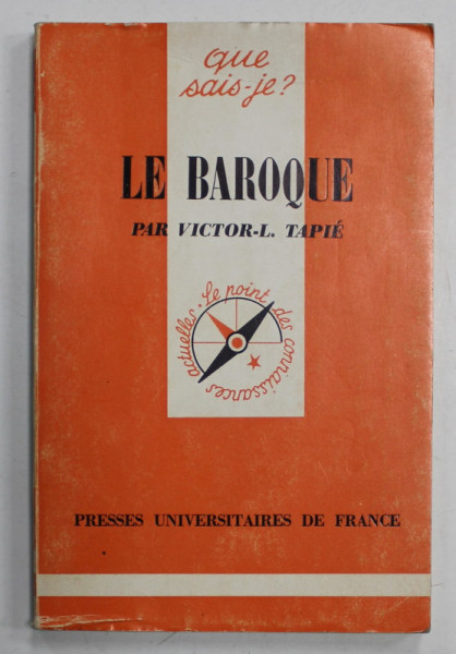 LE BAROQUE par VICTOR - L. TAPIE , 1974