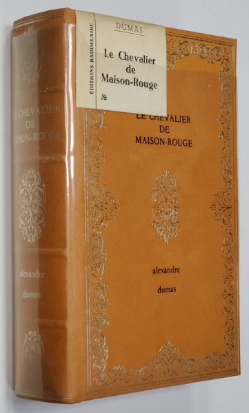 LE CHEVALIER DE MAISON - ROUGE par ALEXANDRE DUMAS , 1968