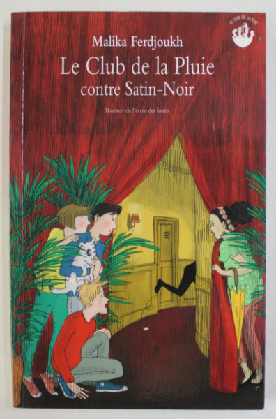 LE CLUB DE LA PLUIE CONTRE SATIN - NOIR par MALIKA FERDJOUKH , 2018