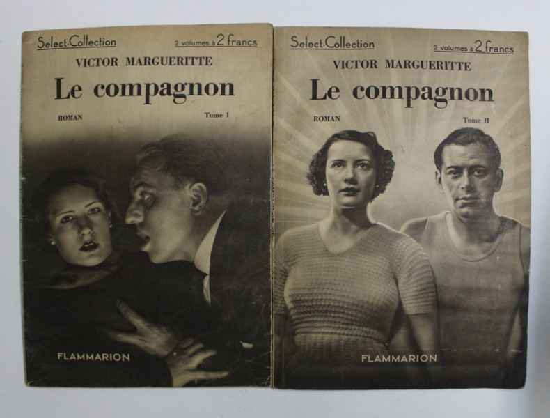 LE COMPAGNON , TOME I ET II par VICTOR MARGUERITTE , 1924