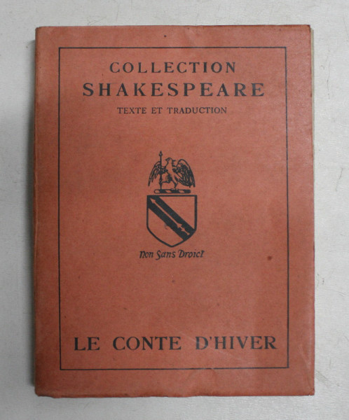 LE CONTE D 'HIVER par SHAKESPEARE , 1947