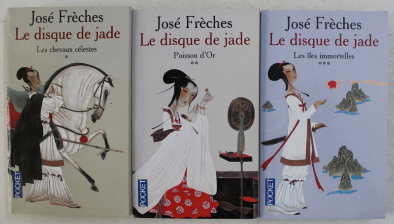 LE DISQUE DE JADE , TOMES I - III , roman par JOSE FRECHES , 2004