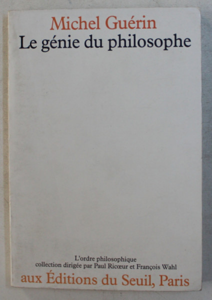 LE GENIE DU PHILOSOPHE par MICHEL GUERIN , 1979