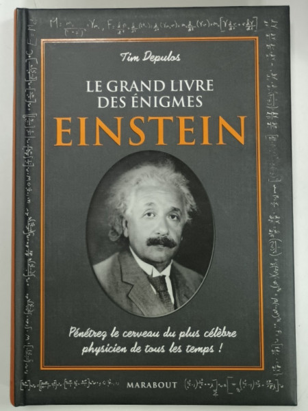 LE GRAND LIVRE DES ENIGMES, EINSTEIN par TIM DEPULOS, 2015