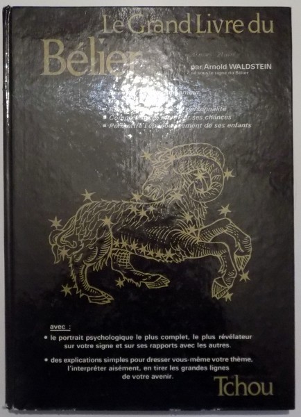 LE GRAND LIVRE DU BELIER par ARNOLD WALDSTEIN , 1981