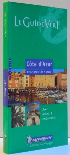 LE GUIDE VERT COTE D'AZUR , 2000