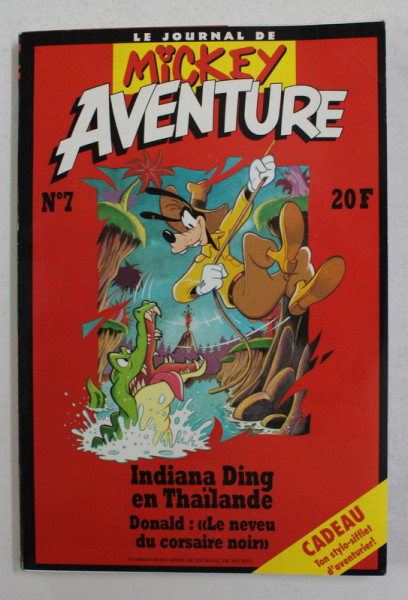 LE JOURNAL DE MICKEY AVENTURE , NO. 7 , DECEMBRE , 1995 , CONTINE BENZI DESENATE *