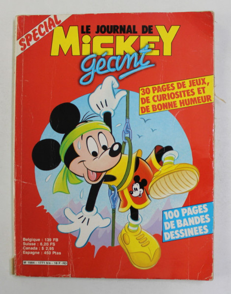 LE JOURNAL DE MICKEY GEANT , 1986 , BENZI DESENATE